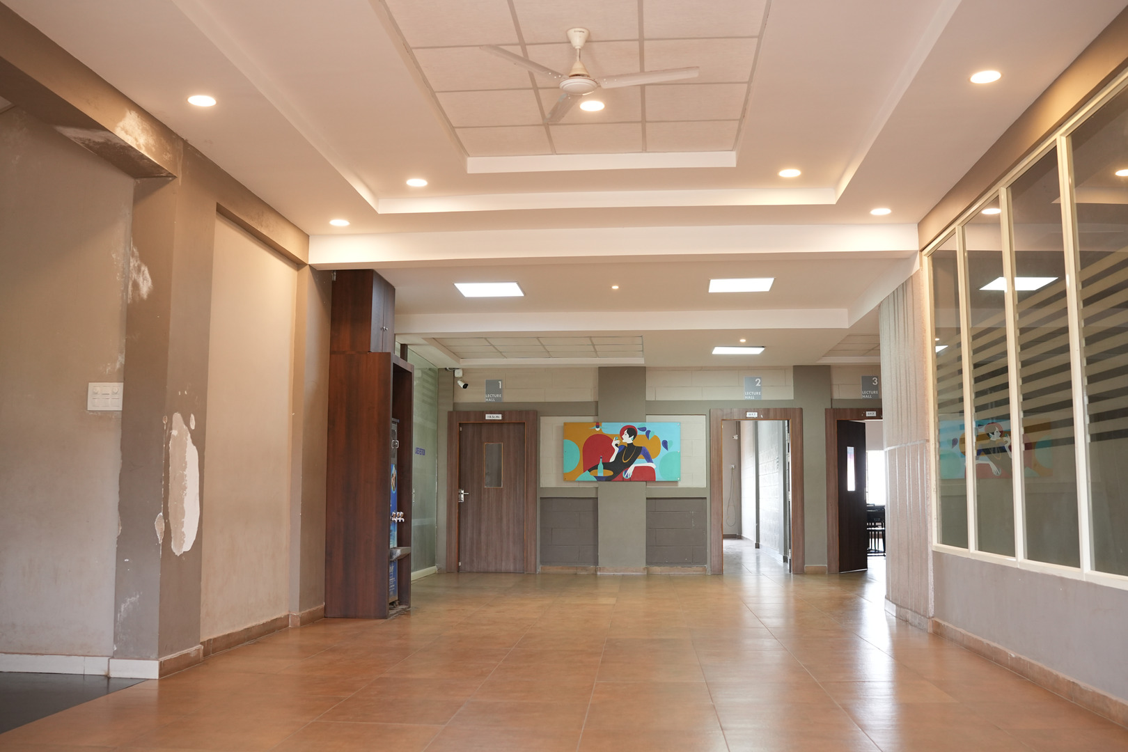 Lecture hall lobby
