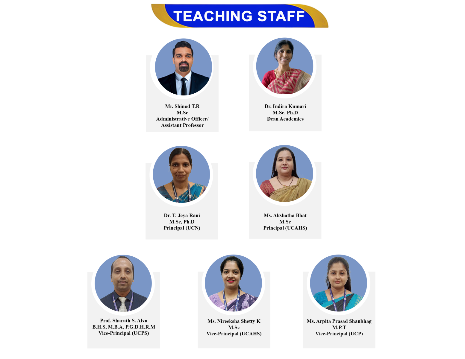 Teaching Staff — Page 1